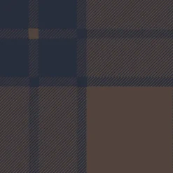 Fleece|Fleece|Passenger Trekker Recycled Deep-Pile Sherpa Fleece - Chestnut/Deep Navy Check Chestnut/DeepNavyCheck