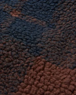 Fleece|Fleece|Passenger Trekker Recycled Deep-Pile Sherpa Fleece - Chestnut/Deep Navy Check Chestnut/DeepNavyCheck
