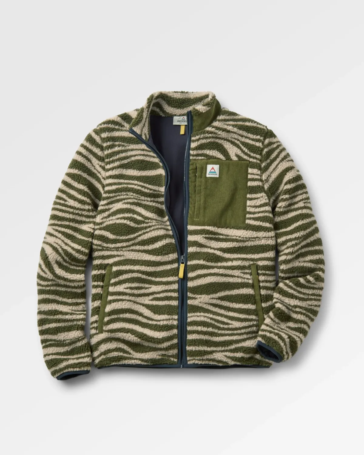 Fleece|Fleece|Passenger Trekker Recycled Deep-Pile Sherpa Fleece - Strata Khaki Green StrataKhakiGreen