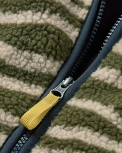 Fleece|Fleece|Passenger Trekker Recycled Deep-Pile Sherpa Fleece - Strata Khaki Green StrataKhakiGreen