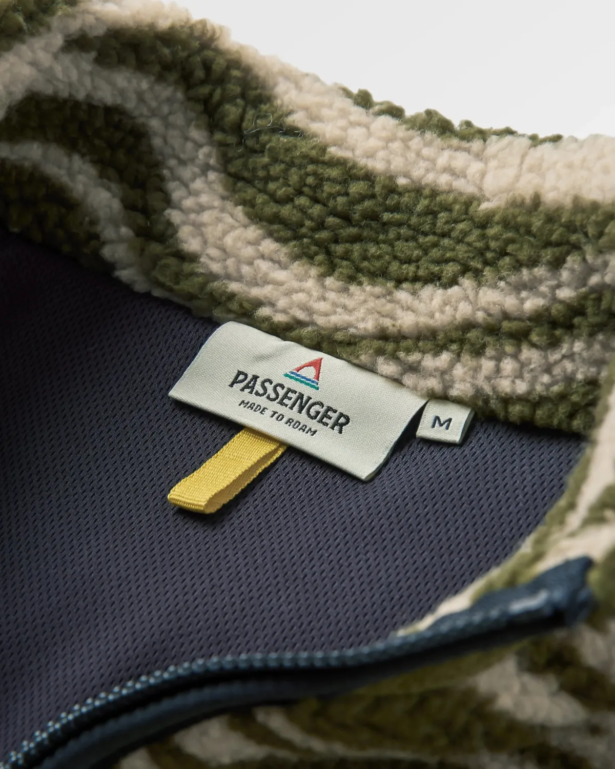 Fleece|Fleece|Passenger Trekker Recycled Deep-Pile Sherpa Fleece - Strata Khaki Green StrataKhakiGreen