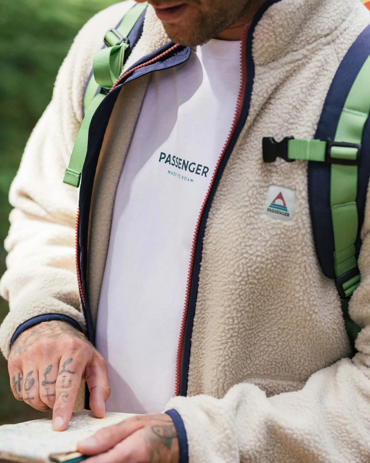 Fleece|Fleece|Passenger Tripper 2.0 Full Zip Recycled Sherpa Fleece - Oatmeal