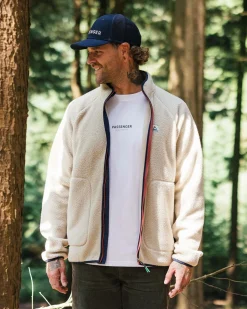 Fleece|Fleece|Passenger Tripper 2.0 Full Zip Recycled Sherpa Fleece - Oatmeal