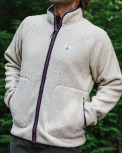 Fleece|Fleece|Passenger Tripper 2.0 Full Zip Recycled Sherpa Fleece - Oatmeal