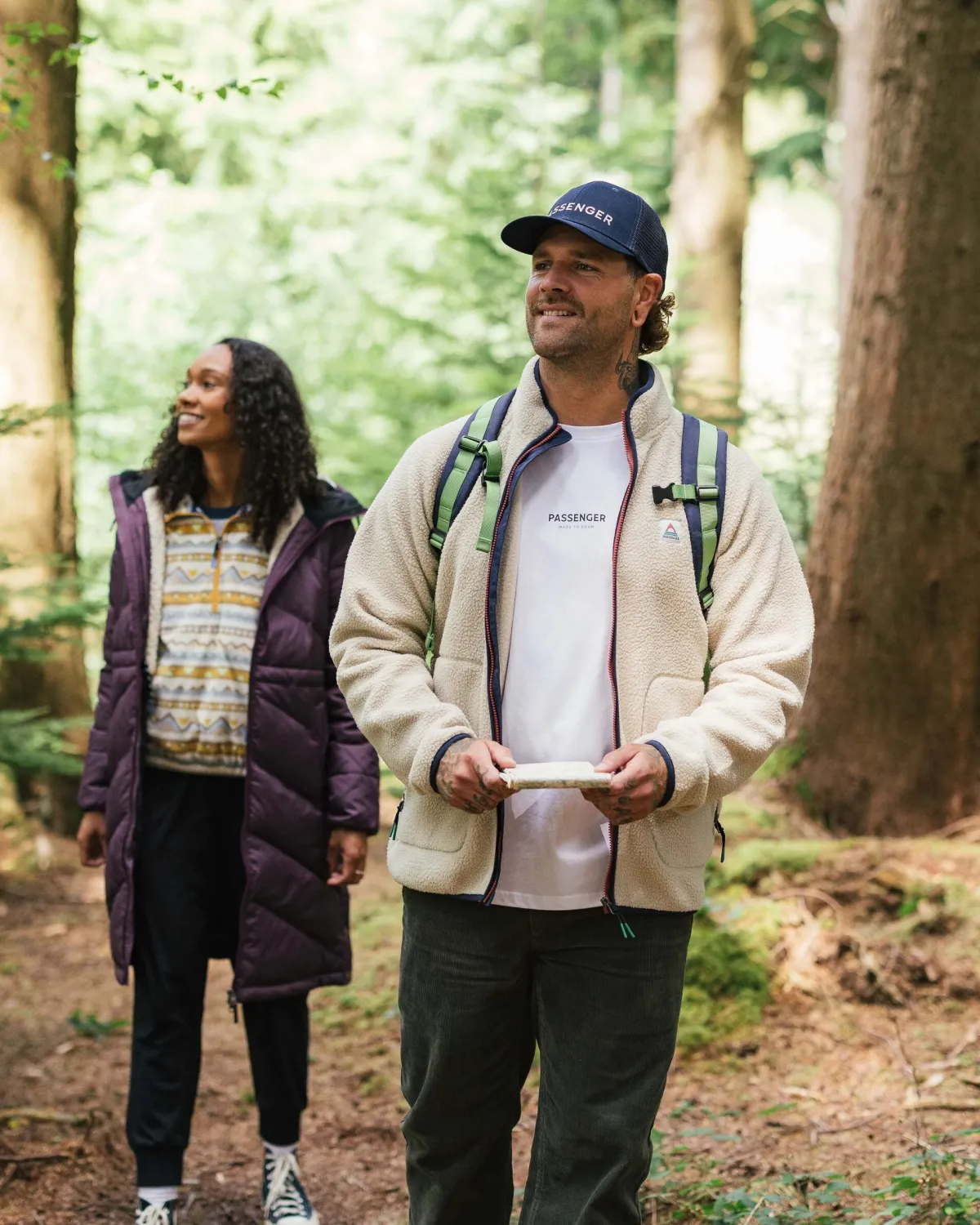 Fleece|Fleece|Passenger Tripper 2.0 Full Zip Recycled Sherpa Fleece - Oatmeal