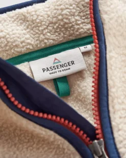 Fleece|Fleece|Passenger Tripper 2.0 Full Zip Recycled Sherpa Fleece - Oatmeal