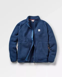 Fleece|Fleece|Passenger Tripper 2.0 Full Zip Recycled Sherpa Fleece - Deep Blue DeepBlue