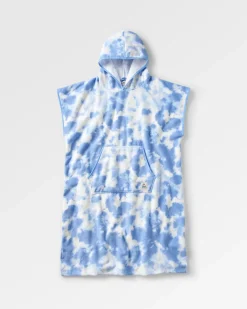 Changing Robes & Surf Ponchos|Changing Robes & Surf Ponchos|Passenger Tulum Recycled Towel Poncho - Tie Dye Cornflower TieDyeCornflower