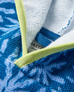 Surf Accessories|Surf Accessories|Passenger Tulum Recycled Towel Poncho - Seaweed Blue Steel SeaweedBlueSteel