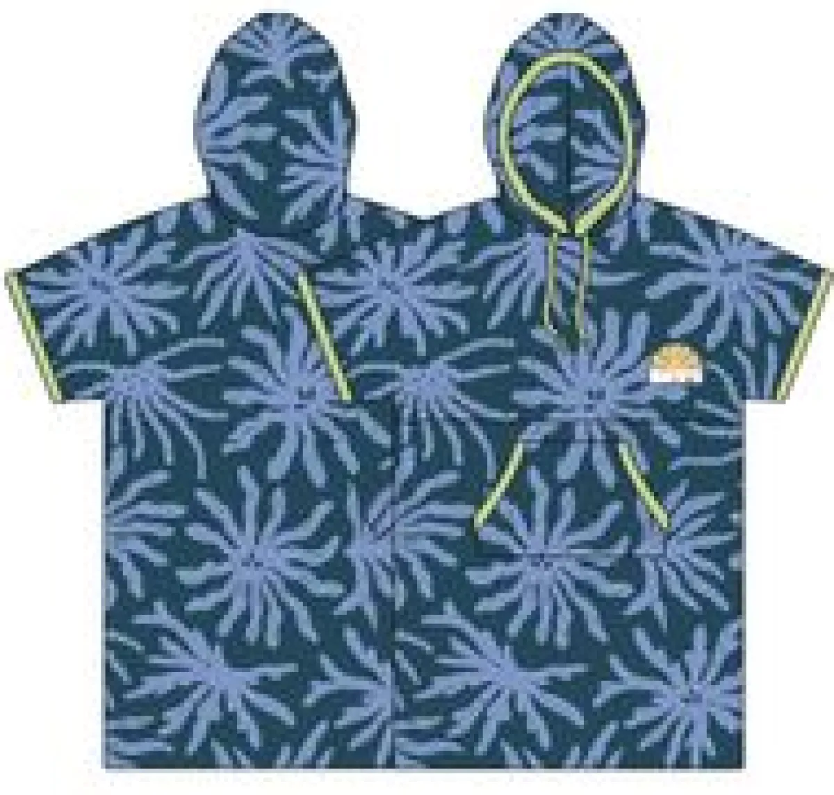 Surf Accessories|Surf Accessories|Passenger Tulum Recycled Towel Poncho - Seaweed Blue Steel SeaweedBlueSteel