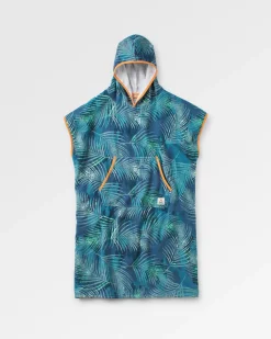 Surf Accessories|Surf Accessories|Passenger Tulum Recycled Towel Poncho - Palm Camo Moonlight PalmCamoMoonlight