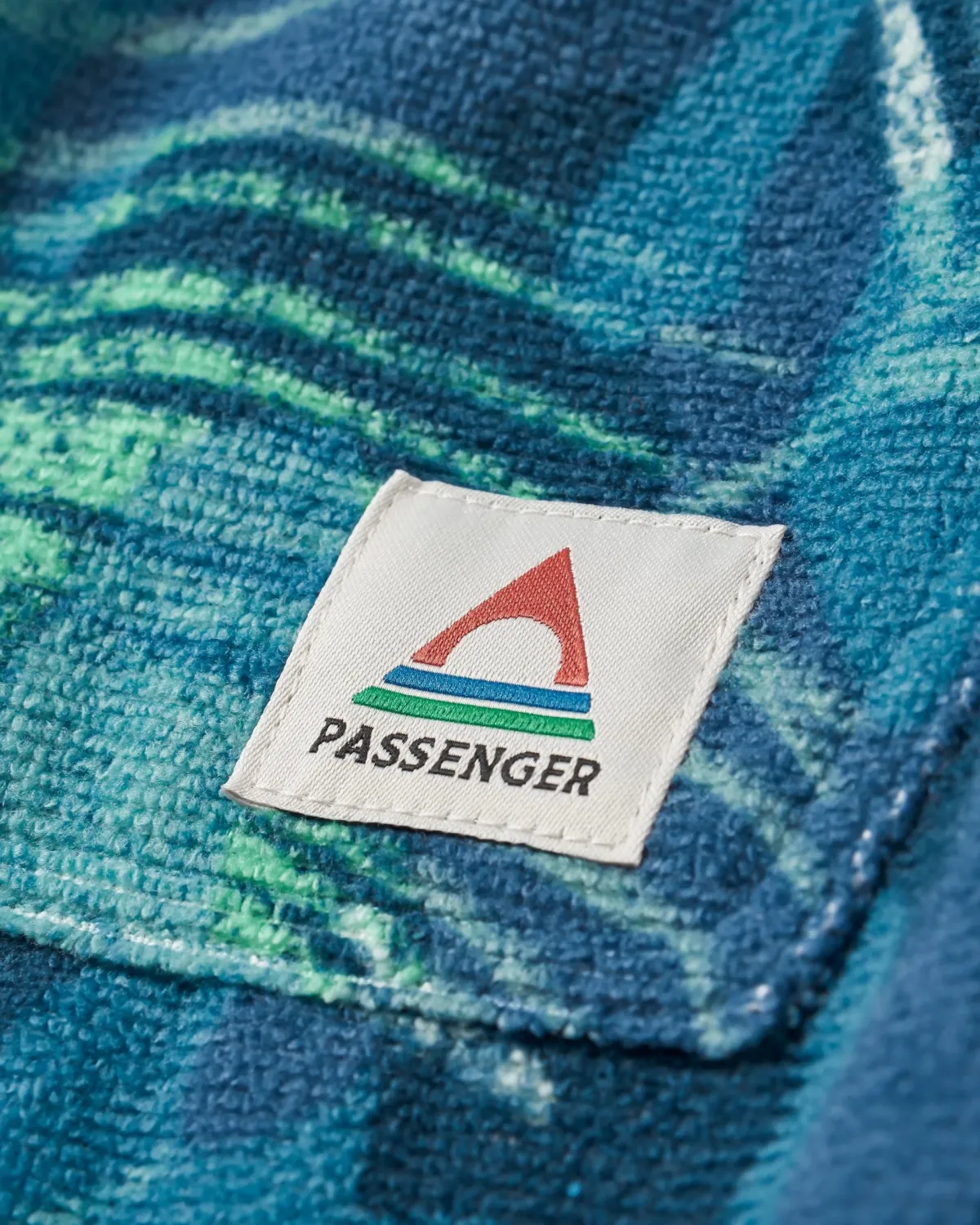 Surf Accessories|Surf Accessories|Passenger Tulum Recycled Towel Poncho - Palm Camo Moonlight PalmCamoMoonlight