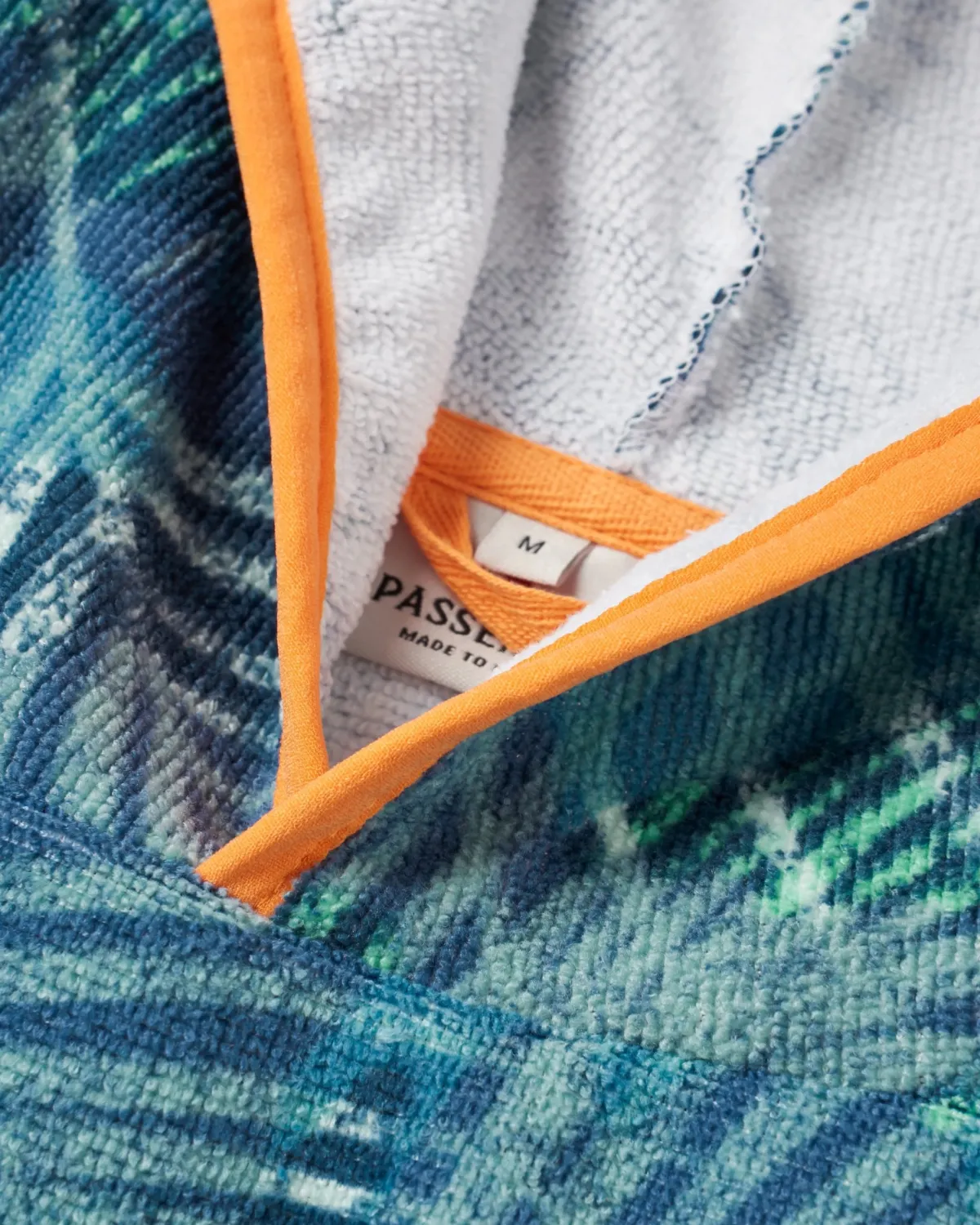 Surf Accessories|Surf Accessories|Passenger Tulum Recycled Towel Poncho - Palm Camo Moonlight PalmCamoMoonlight