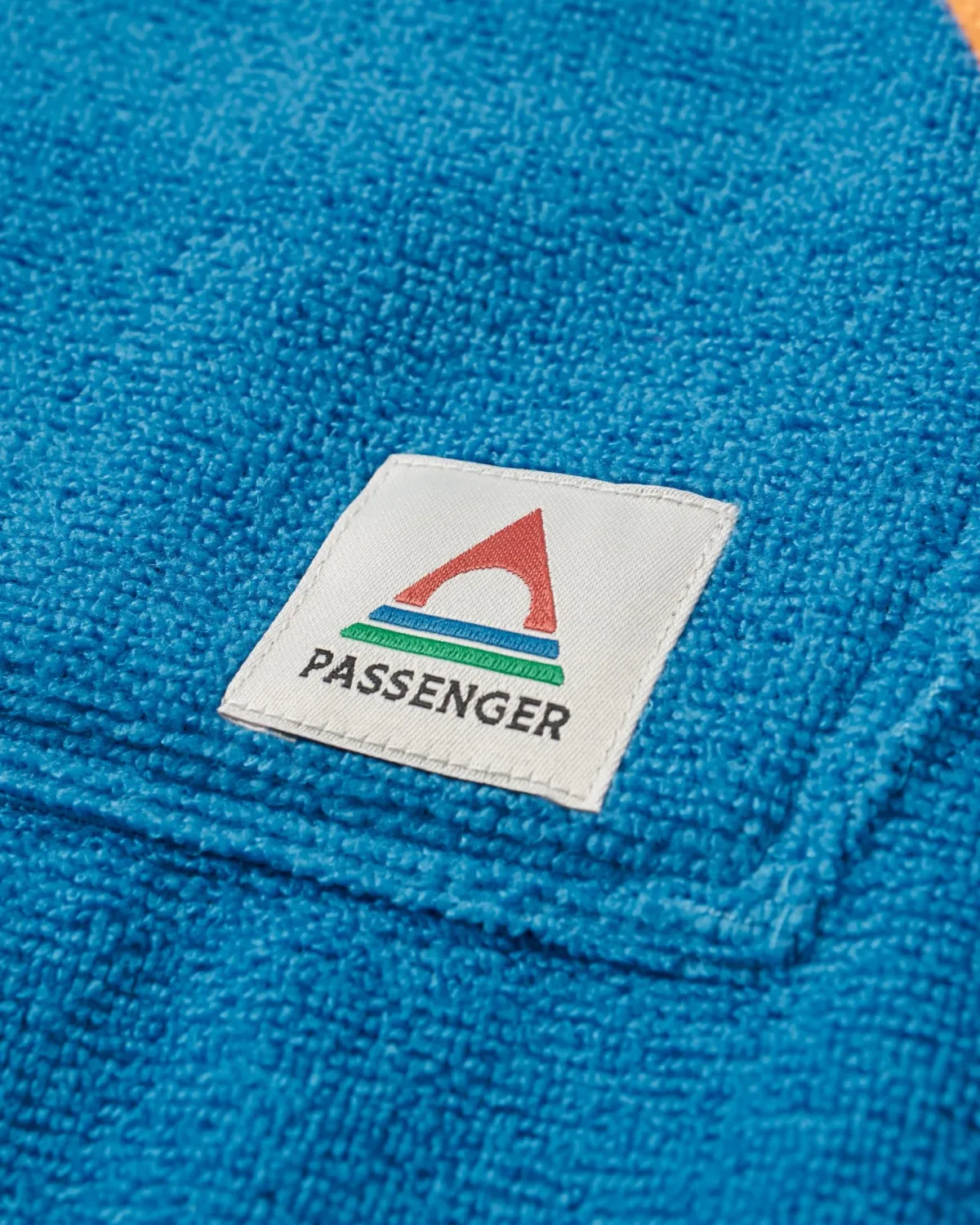 Surf Accessories|Surf Accessories|Passenger Tulum Recycled Towel Poncho - Surf Spray/ Moonlight Blue SurfSpray/MoonlightBlue