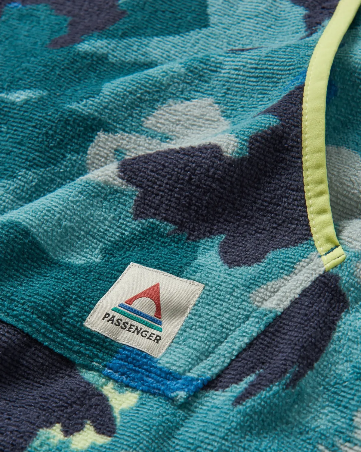 Surf Accessories|Surf Accessories|Passenger Tulum Recycled Towel Poncho - Alpine Camo Khaki Green AlpineCamoKhakiGreen