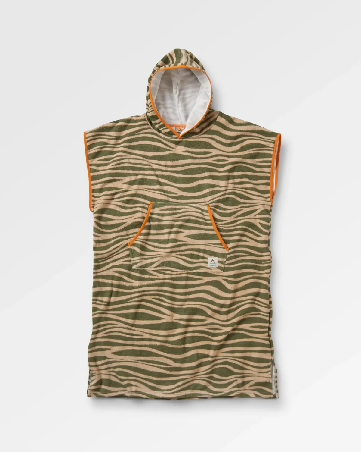 Surf Accessories|Surf Accessories|Passenger Tulum Recycled Towel Poncho - Strata Khaki Green StrataKhakiGreen