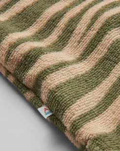 Surf Accessories|Surf Accessories|Passenger Tulum Recycled Towel Poncho - Strata Khaki Green StrataKhakiGreen