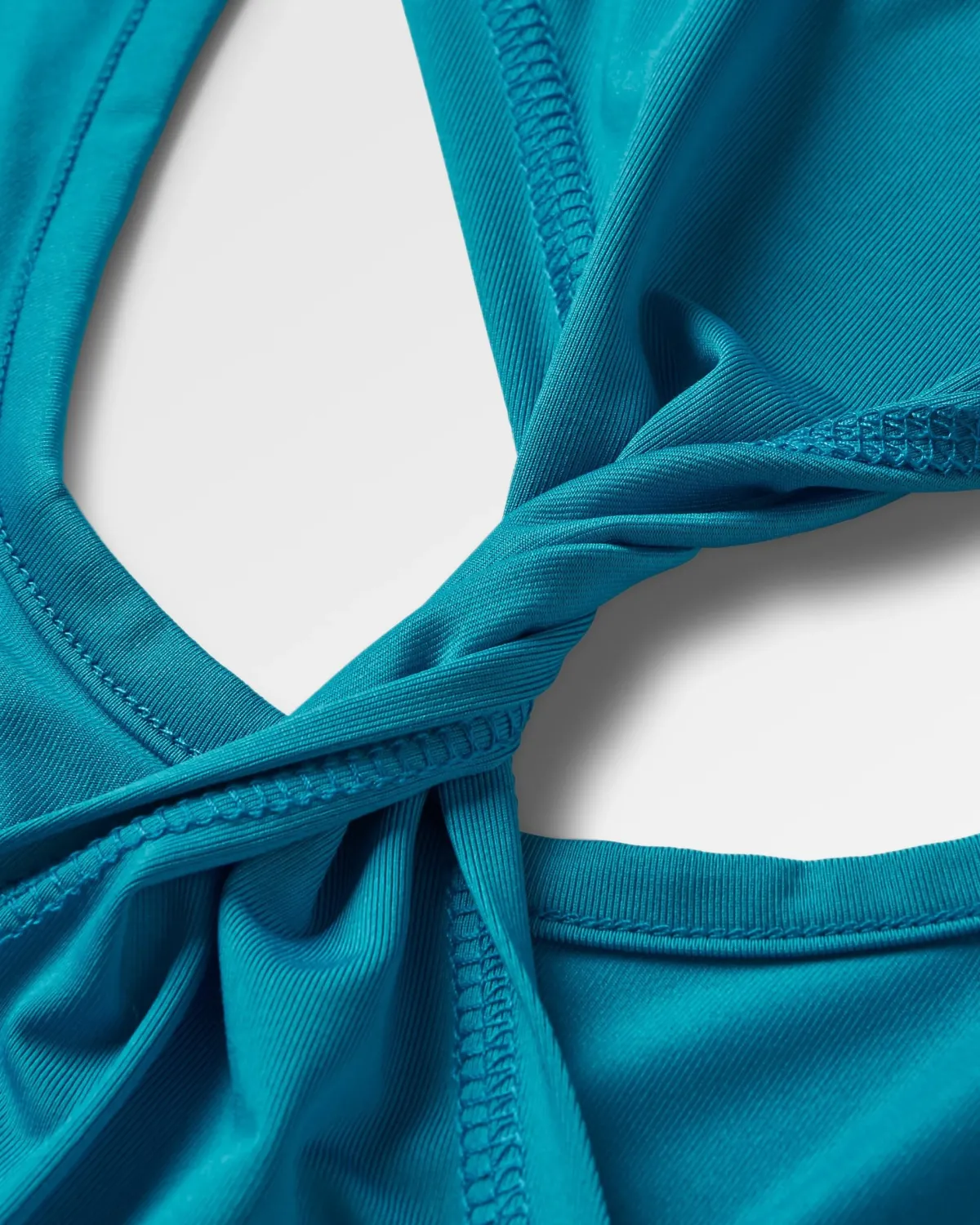 Tank Tops|Tops|Passenger Twist Recycled Active Tank Top - Blue Pool BluePool