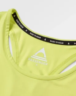 Tops & T-Shirts|Tank Tops|Passenger Twist Recycled Active Tank Top - Lime Juice LimeJuice