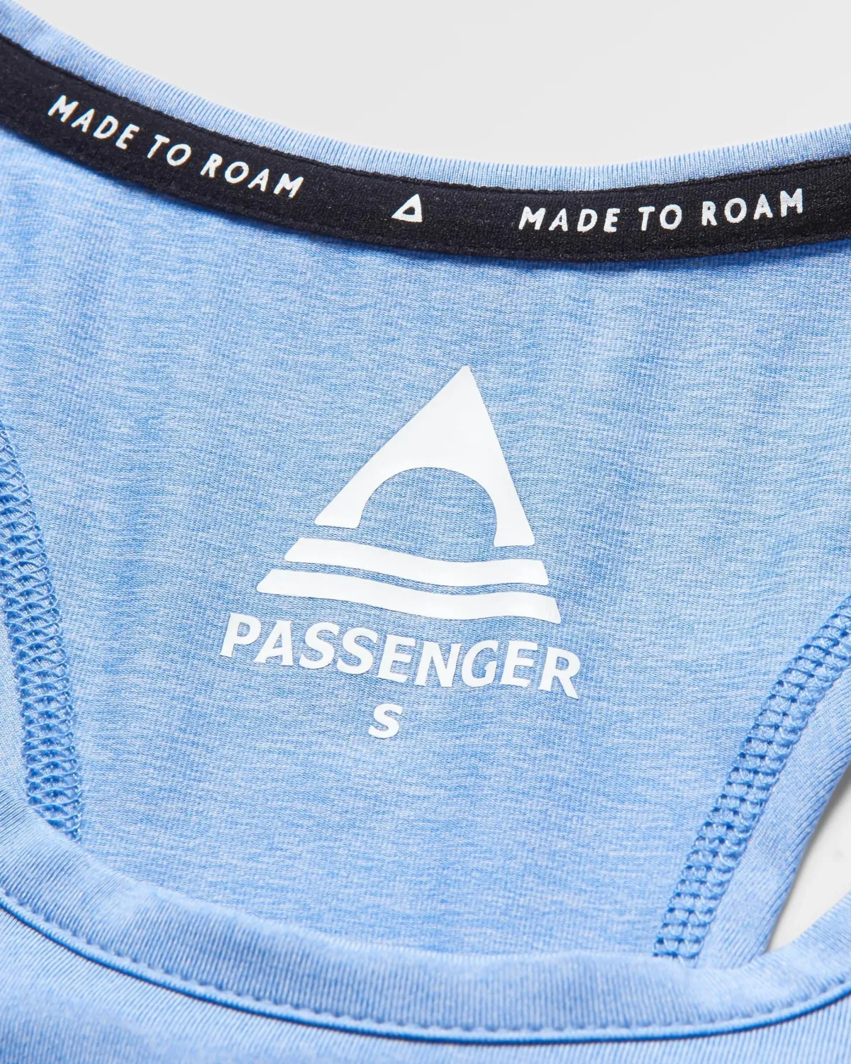 Tops|Tank Tops|Passenger Twist Recycled Marl Active Tank Top - Cornflower Marl CornflowerMarl