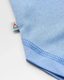 Tops|Tank Tops|Passenger Twist Recycled Marl Active Tank Top - Cornflower Marl CornflowerMarl