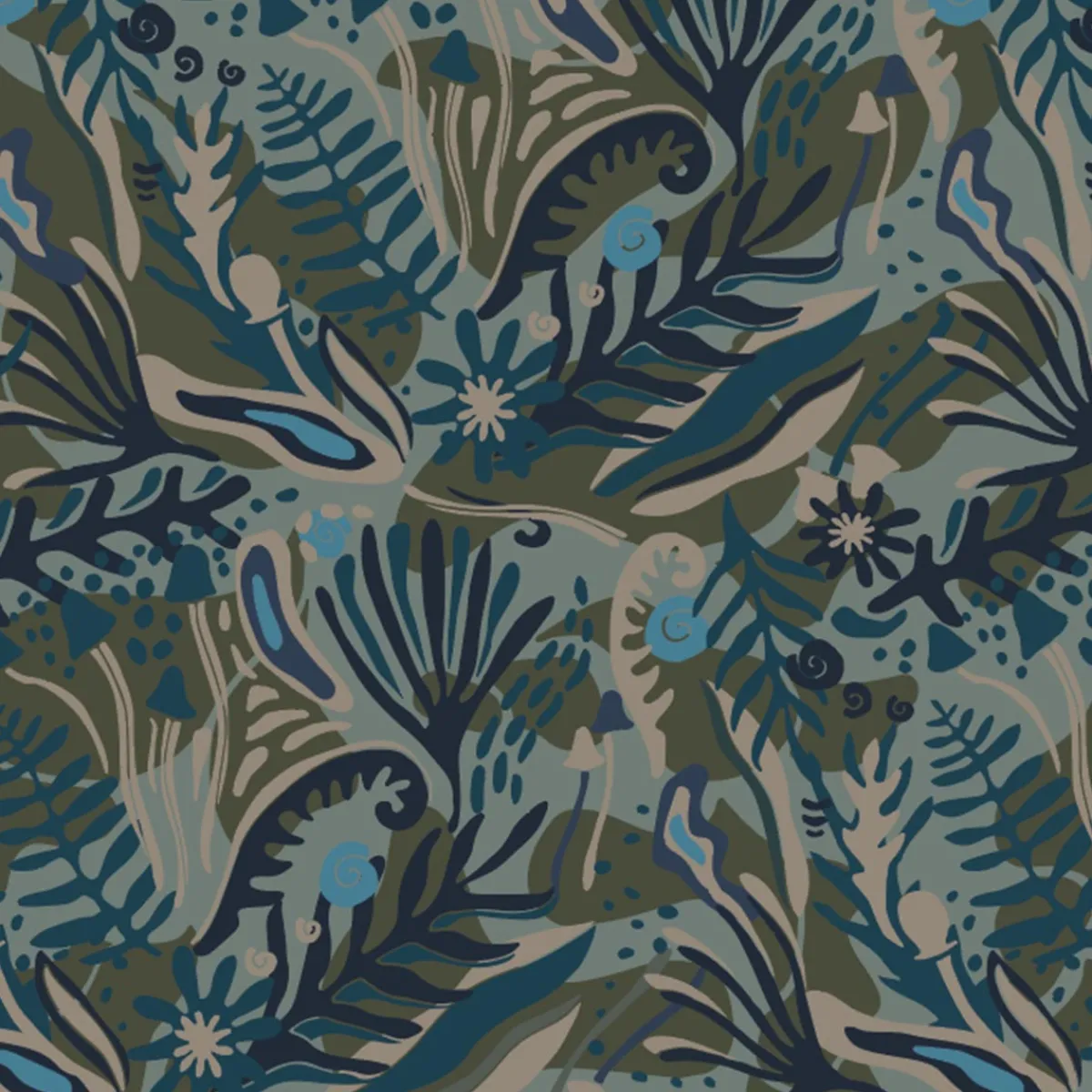 Blankets|Blankets|Passenger Van Recycled Ripstop Blanket - Abstract Seaweed Pistachio AbstractSeaweedPistachio