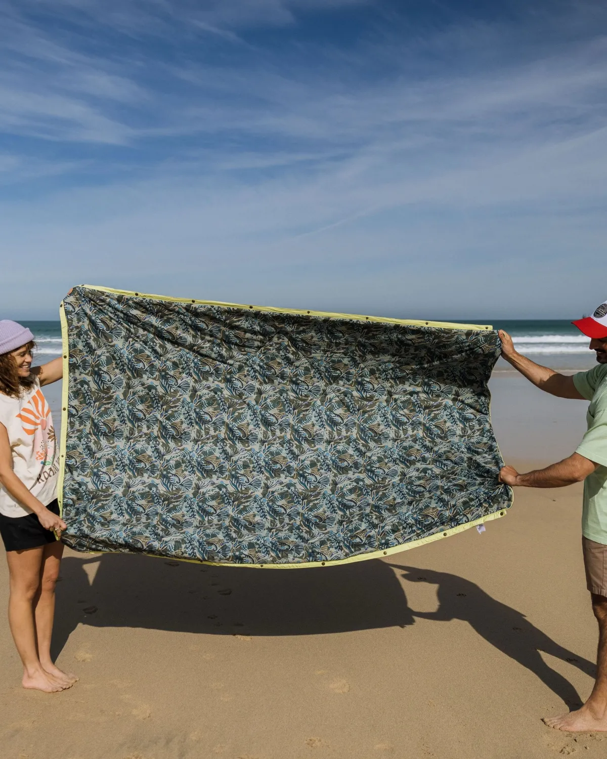 Blankets|Blankets|Passenger Van Recycled Ripstop Blanket - Abstract Seaweed Pistachio AbstractSeaweedPistachio