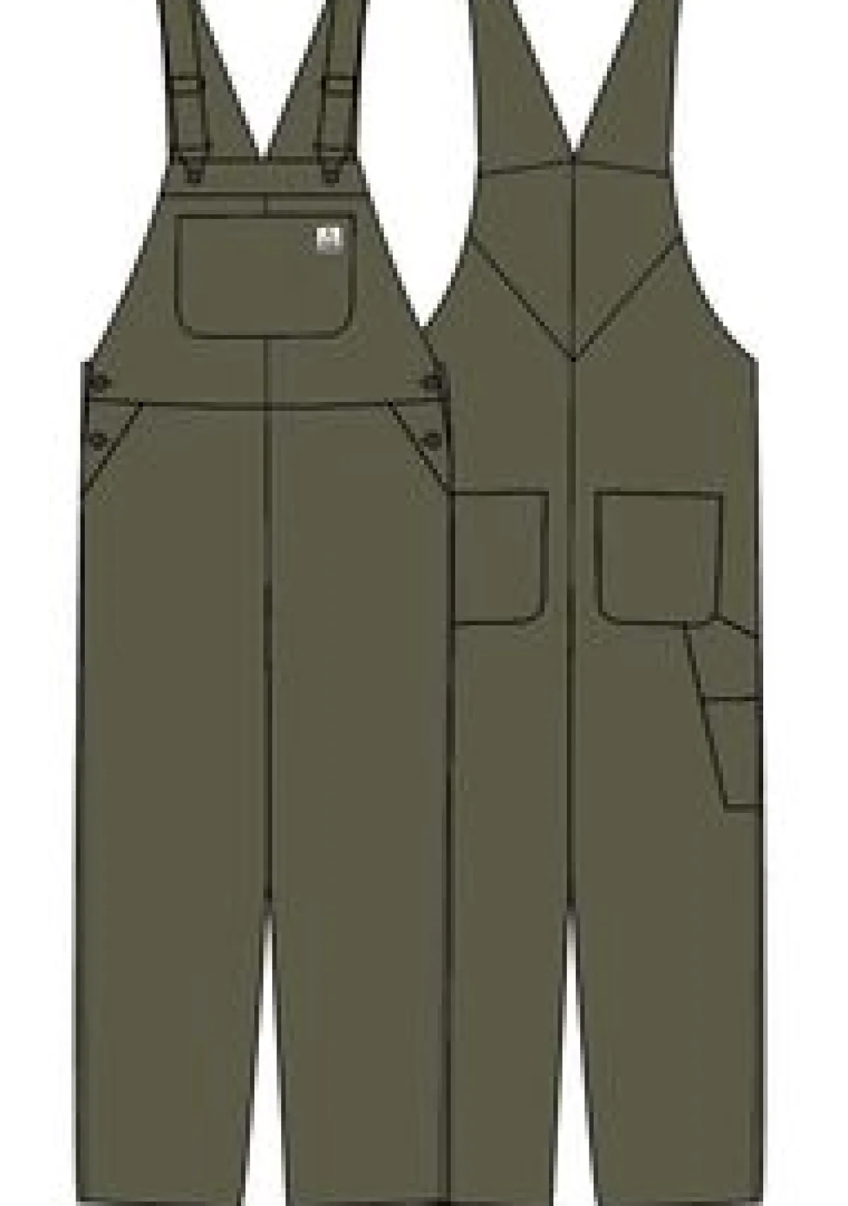 Pants|Passenger Vantage Organic Cotton Overalls - Khaki Green KhakiGreen
