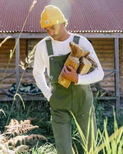 Pants|Passenger Vantage Organic Cotton Overalls - Khaki Green KhakiGreen