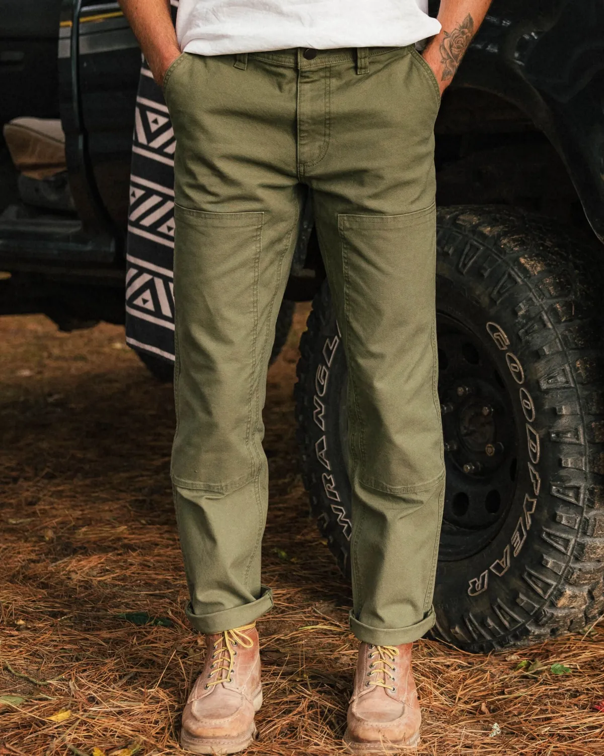 Pants|Passenger Vantage Organic Cotton Pant - Khaki Green KhakiGreen