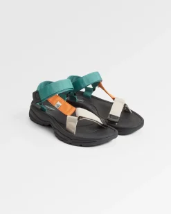 Footwear|Flip Flops & Sandals|Passenger Venice Roam Sandal - Deep Sea Multi DeepSeaMulti