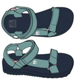 Footwear|Flip Flops & Sandals|Passenger Venice Sandal - Deep Sea DeepSea