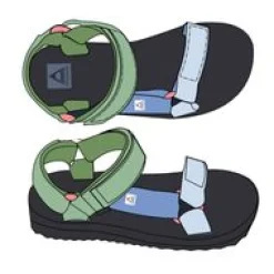 Footwear|Flip Flops & Sandals|Passenger Venice Sandal - Green Fig GreenFig