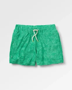 Shorts|Shorts|Passenger Vibes Toweling Shorts - Green Spruce GreenSpruce
