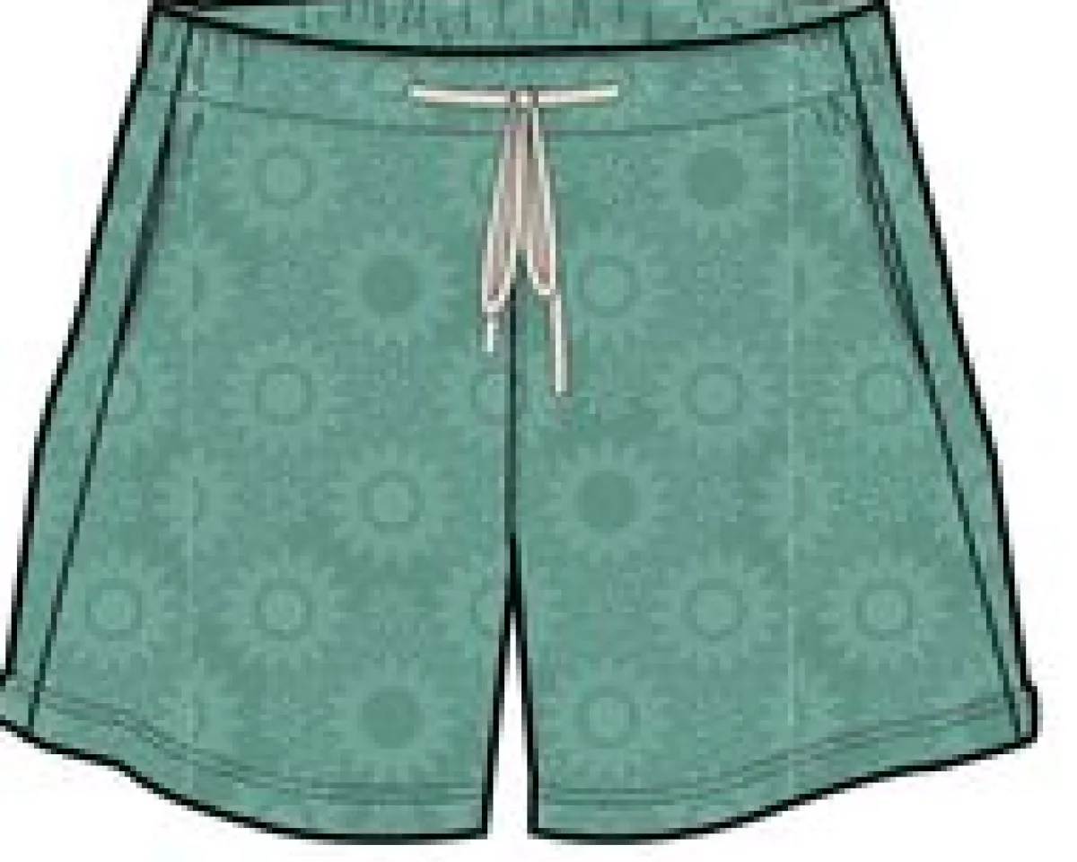 Shorts|Shorts|Passenger Vibes Toweling Shorts - Green Spruce GreenSpruce