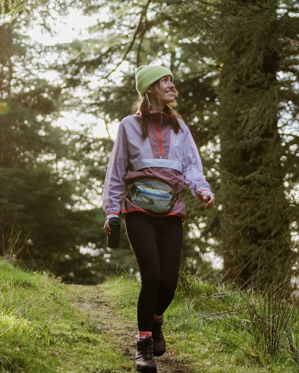 Jackets|Outdoor Active|Passenger Viento Recycled Windshell Pullover - Lilac Mist/Grape LilacMist/Grape