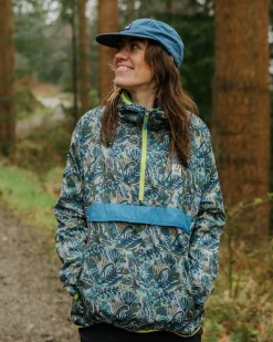Outdoor Active|Jackets|Passenger Viento Recycled Windshell Anorak - Abstract Seaweed Pistachio AbstractSeaweedPistachio