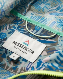 Outdoor Active|Jackets|Passenger Viento Recycled Windshell Anorak - Abstract Seaweed Pistachio AbstractSeaweedPistachio
