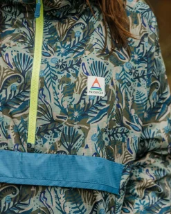 Outdoor Active|Jackets|Passenger Viento Recycled Windshell Anorak - Abstract Seaweed Pistachio AbstractSeaweedPistachio