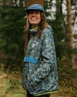 Outdoor Active|Jackets|Passenger Viento Recycled Windshell Anorak - Abstract Seaweed Pistachio AbstractSeaweedPistachio
