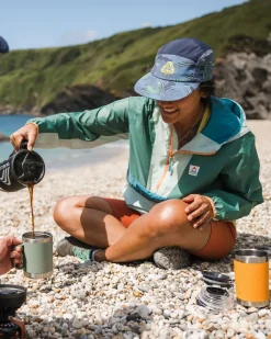 Outdoor Active|Jackets|Passenger Viento Recycled Windshell Anorak - Surf Spray/Deep Sea SurfSpray/DeepSea