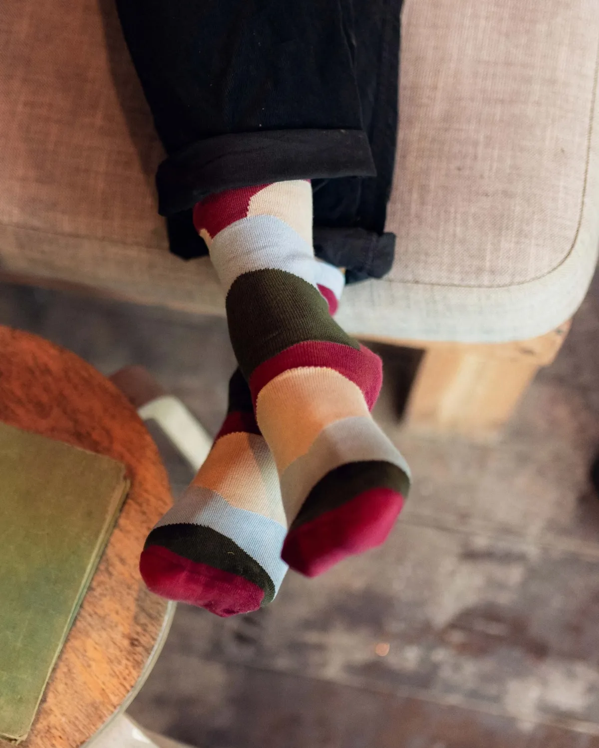Socks|Passenger Vista Organic Socks - Rhubarb