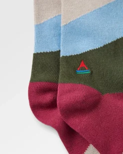 Socks|Passenger Vista Organic Socks - Rhubarb