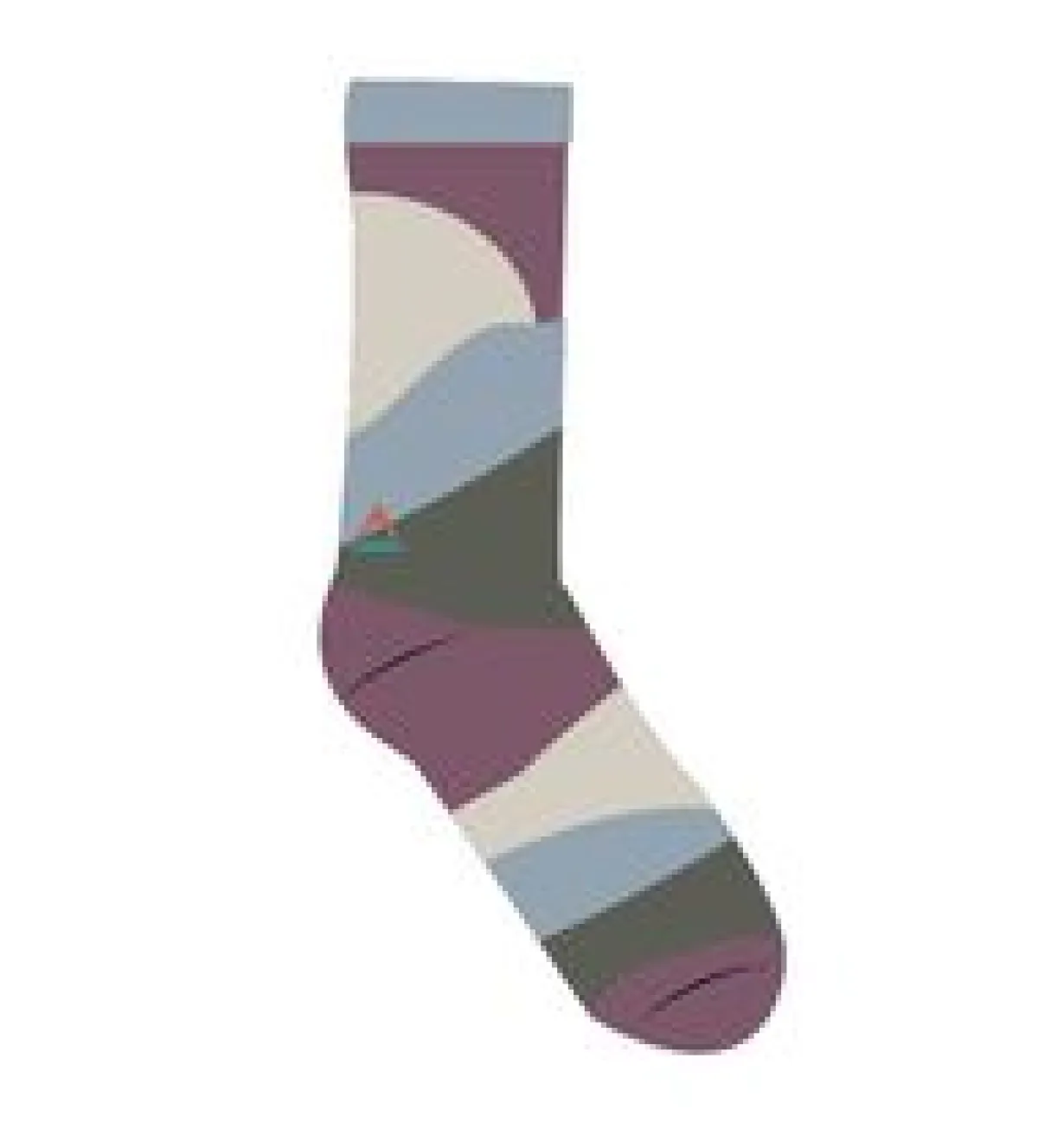 Socks|Passenger Vista Organic Socks - Rhubarb