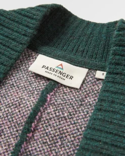 Knitwear|Sweaters|Passenger Vista Recycled Knitted Cardigan - Rain Forest RainForest