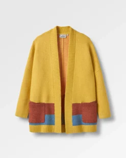 Knitwear|Sweaters|Passenger Vista Recycled Knitted Sweater - Amber Gold AmberGold