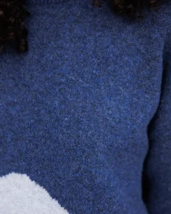 Knitwear|Sweaters|Passenger Vista Recycled Knitted Sweater - Dark Denim DarkDenim