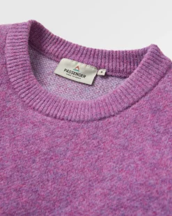 Knitwear|Sweaters|Passenger Vista Recycled Knitted Sweater - Rhubarb