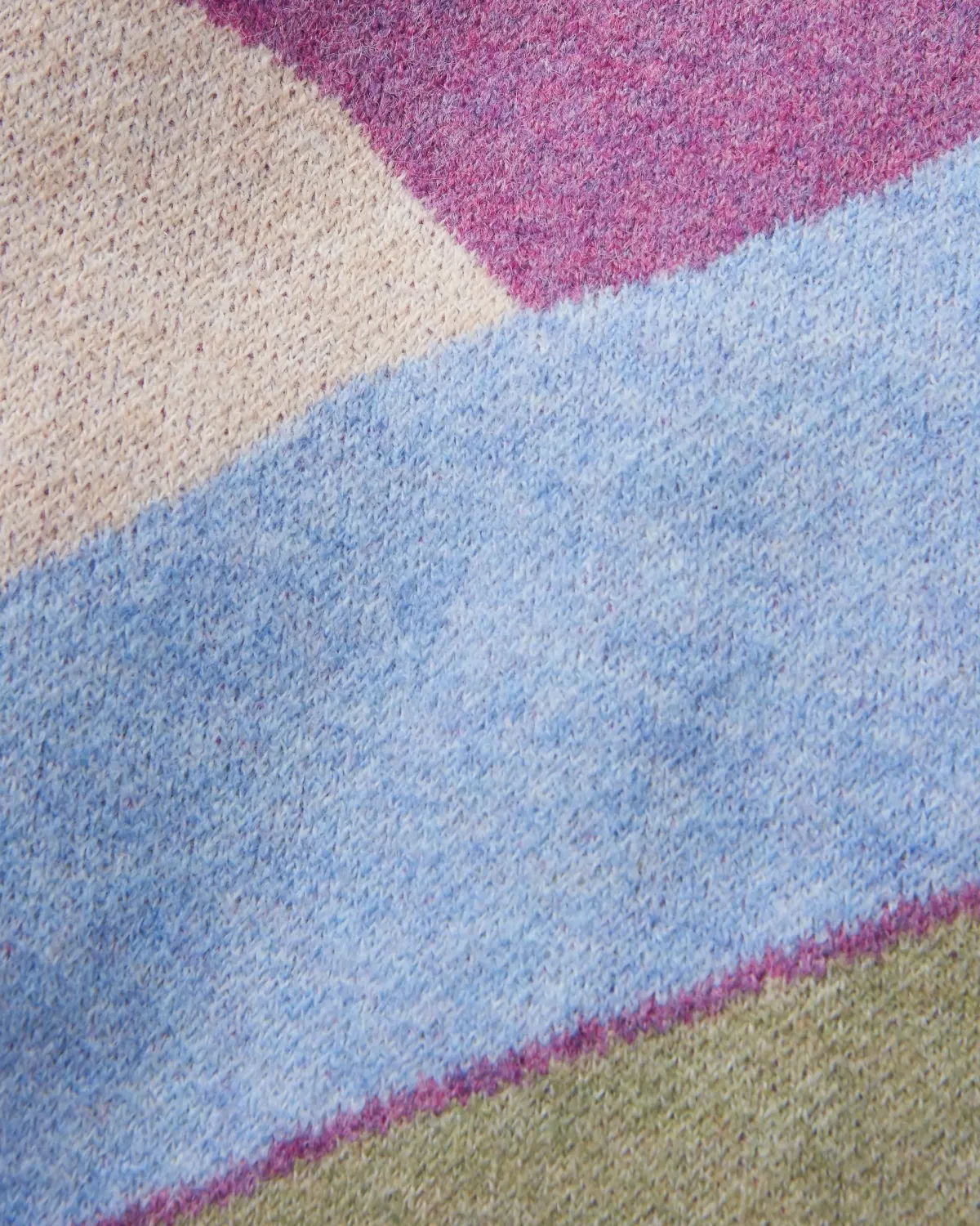 Knitwear|Sweaters|Passenger Vista Recycled Knitted Sweater - Rhubarb