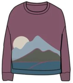 Knitwear|Sweaters|Passenger Vista Recycled Knitted Sweater - Rhubarb